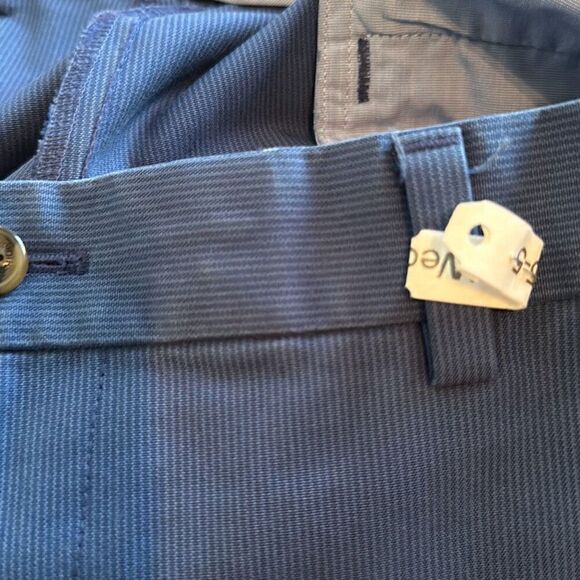 Brooks Brothers Mens Lightweight Advantage Chino Clark Blue Dress Pants W36/L30 - Picture 5 of 8